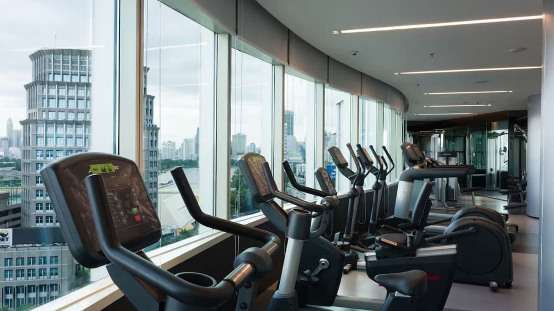 Fitness center at Modena By Fraser Bangkok.