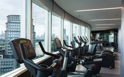Fitness center at Modena By Fraser Bangkok.