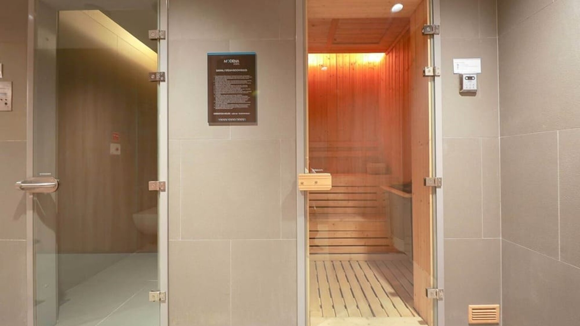 Enjoy a relaxing steam room at Modena By Fraser Bangkok.