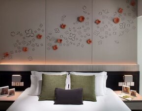 Romantic king room at Fraser Place Setiabudi Jakarta.