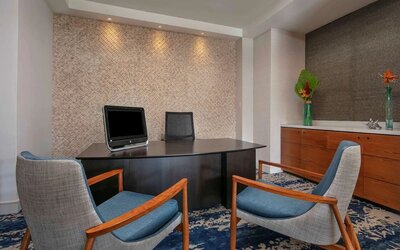 Business center at Royal Sonesta San Juan.