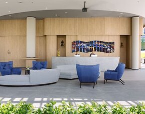 Coworking and lounge area at Modena By Fraser Buriram.