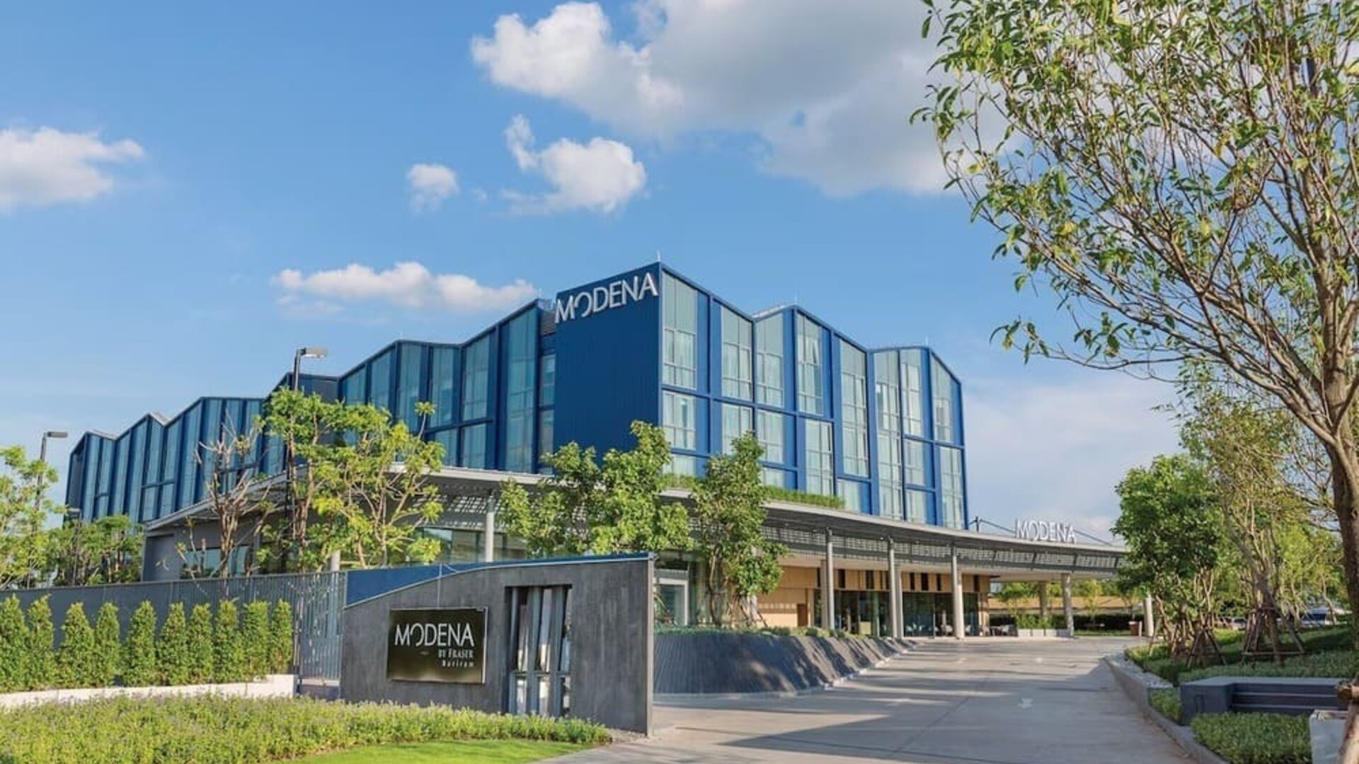Hotel exterior at Modena By Fraser Buriram.