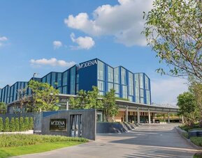 Hotel exterior at Modena By Fraser Buriram.