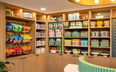 Snack bar at Sonesta Select Boston Foxborough Mansfield.