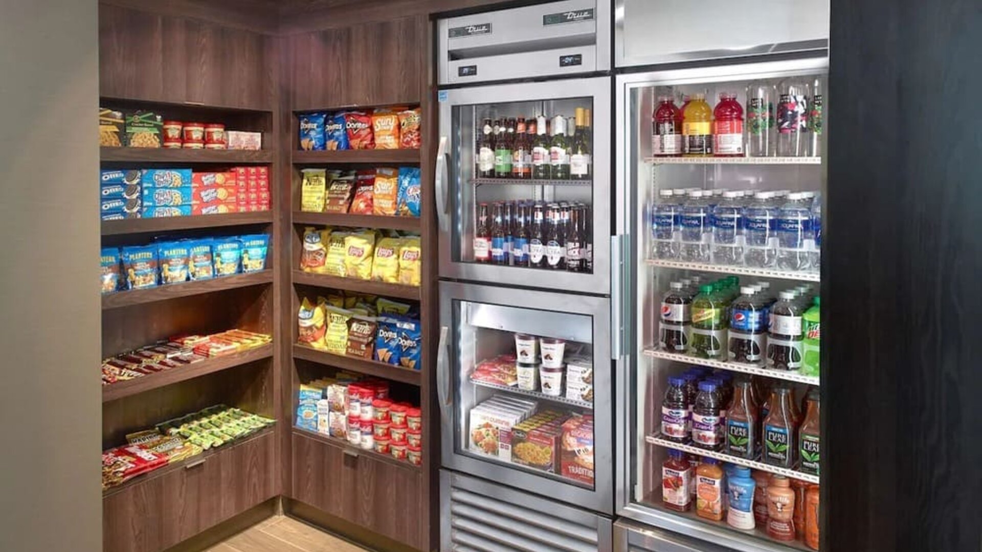 Snack bar at Sonesta ES Suites Raleigh Durham Airport Morrisville.