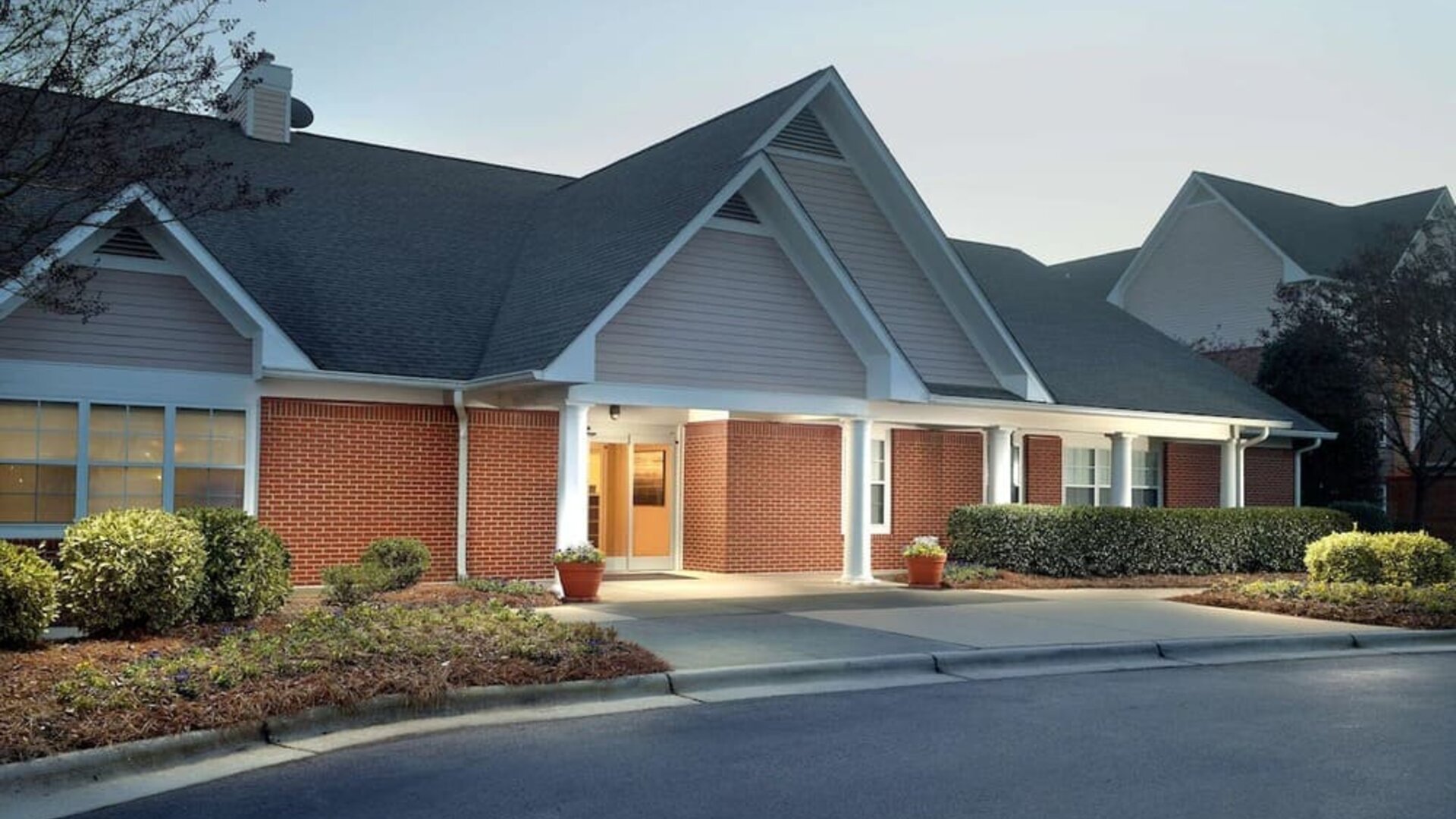 Hotel exterior at Sonesta ES Suites Raleigh Durham Airport Morrisville.