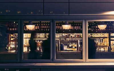 Hotel bar at The Tillary Hotel.