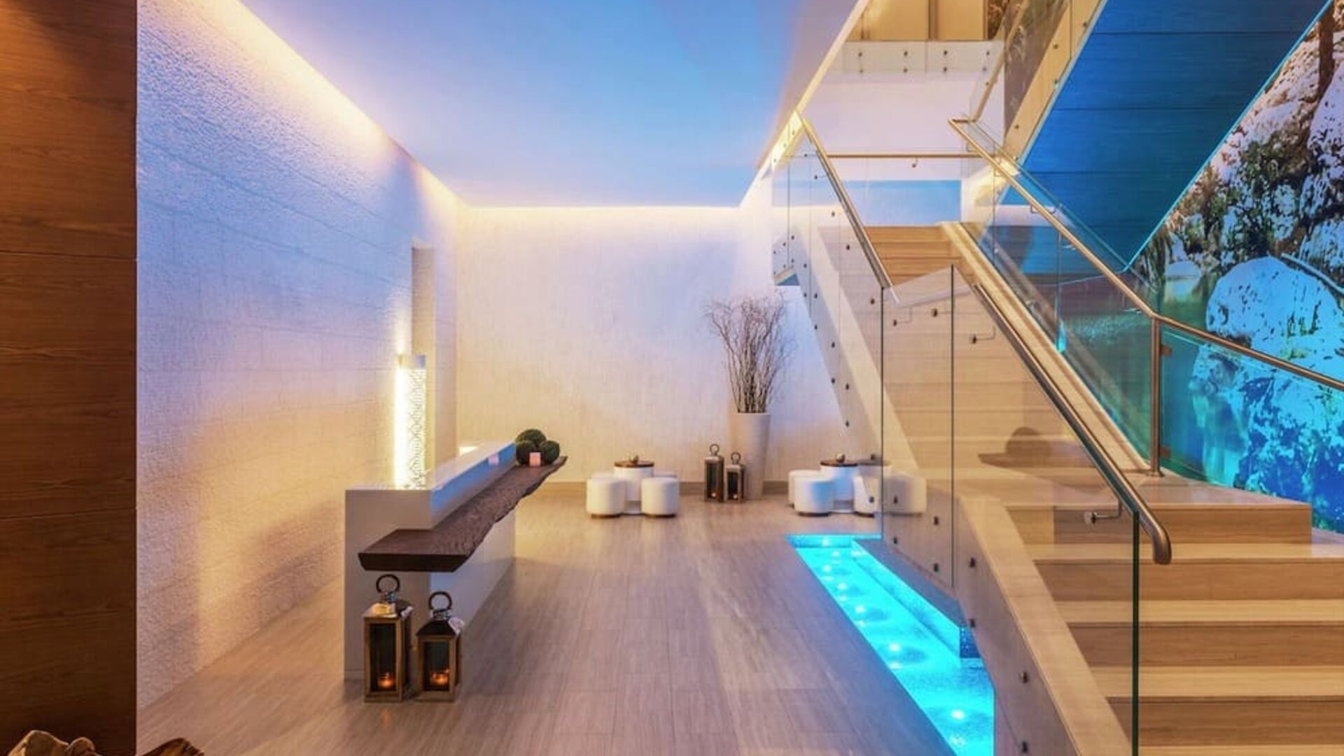 Spa and treatment center at Hilton Dubai Al Habtoor City.