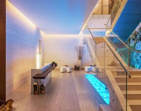 Spa and treatment center at Hilton Dubai Al Habtoor City.