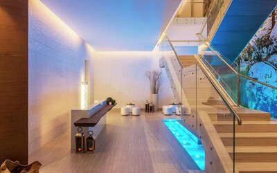 Spa and treatment center at Hilton Dubai Al Habtoor City.