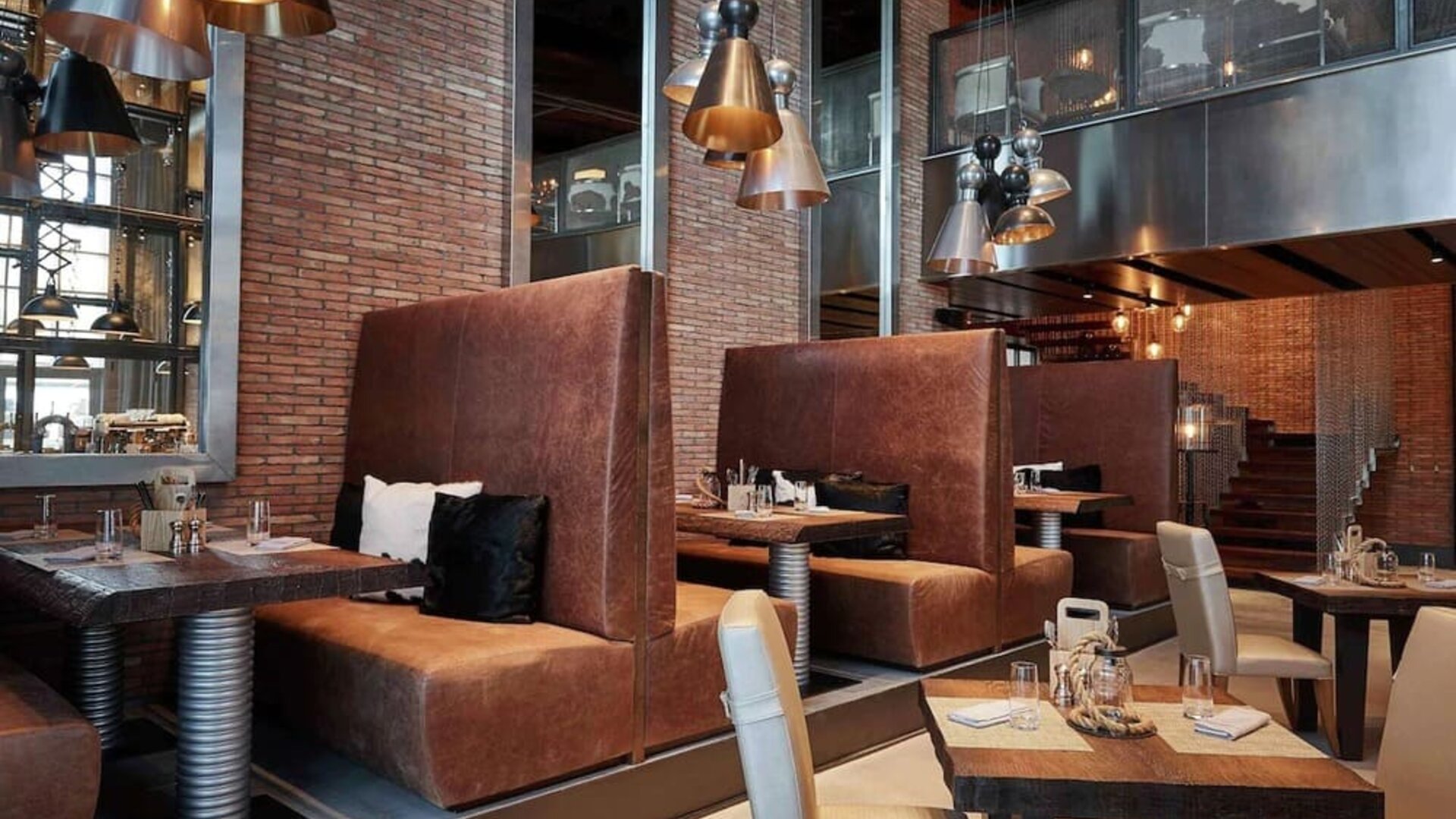 Dining hall at Hilton Dubai Al Habtoor City.