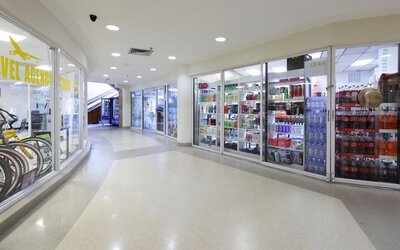 Snack bar and convenience store at New Point Miami.