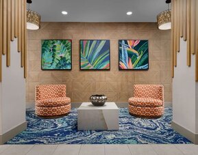 Lobby seating at Hyatt Place Orlando I-Drive.