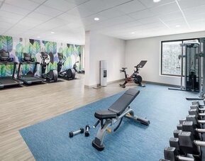 Fitness center at Hyatt Place Orlando I-Drive.