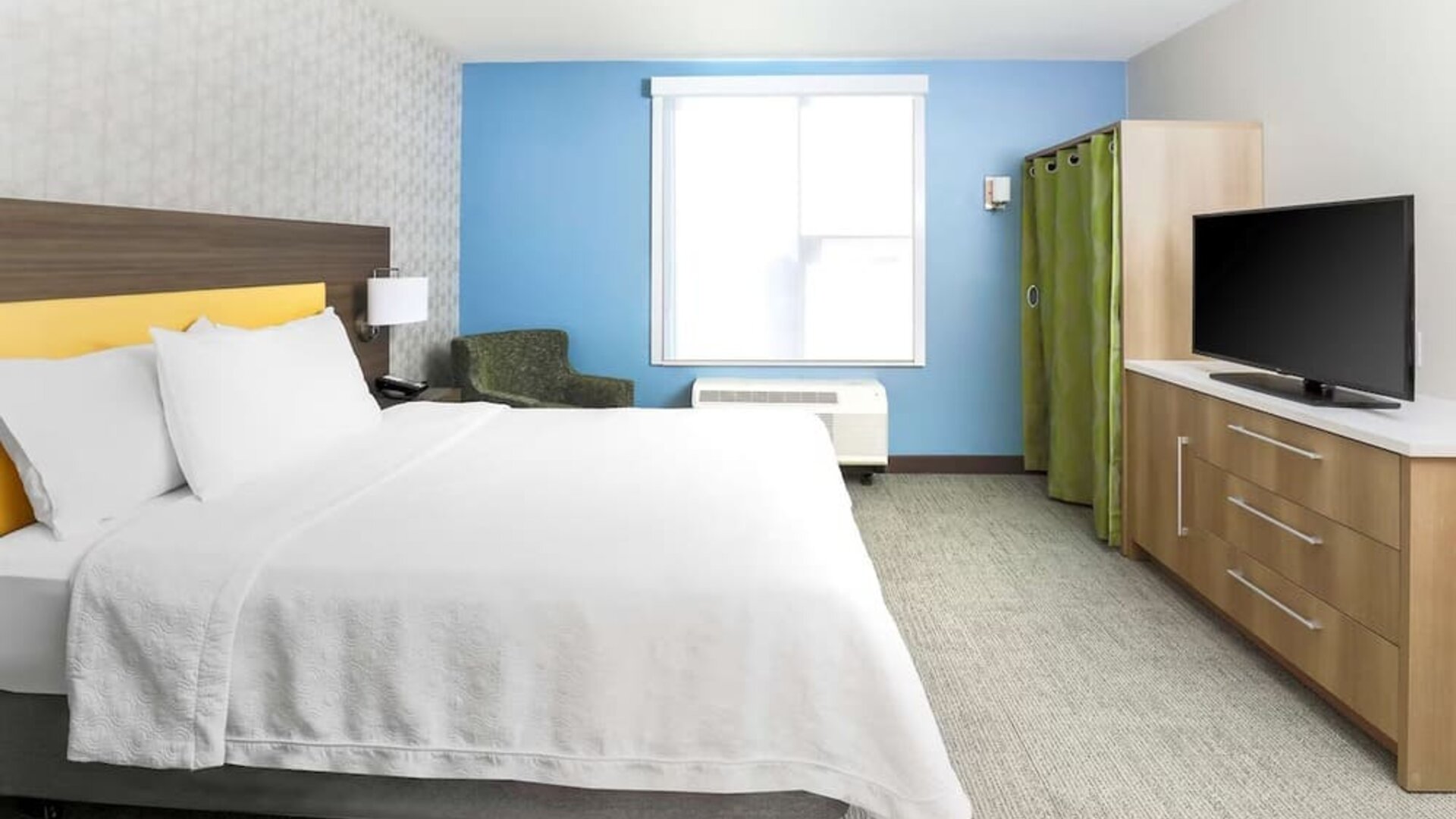 Romantic king room at Home2 Suites By Hilton West Sacramento.