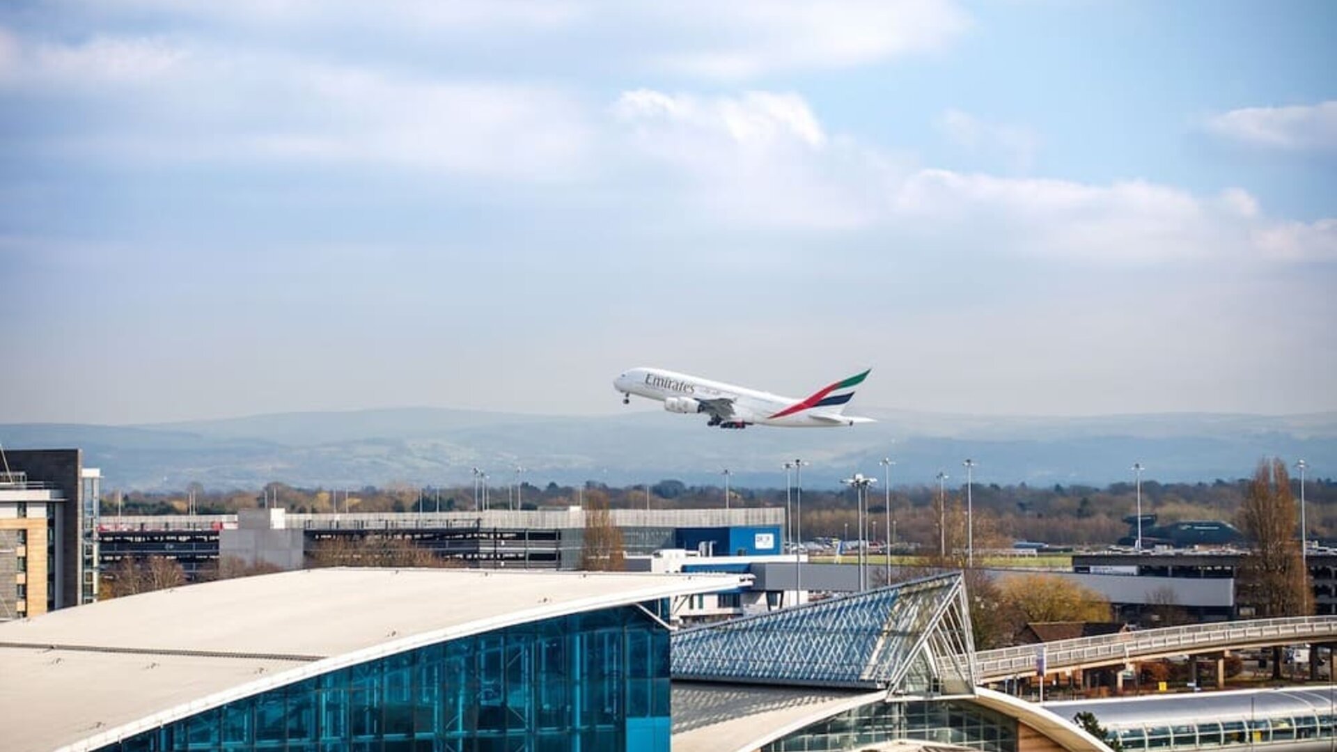 Airport view at Ibis Budget Manchester Airport.