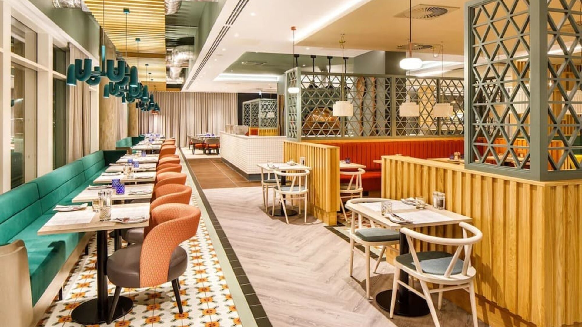 Dining room at Ibis Budget Manchester Airport.