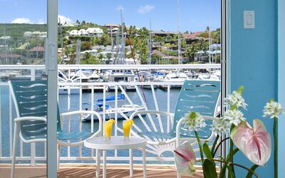 Sunny daytime patio setup arrangement 