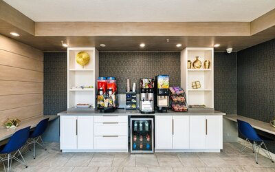 Breakfast available at Palace Inn Blue IAH East.