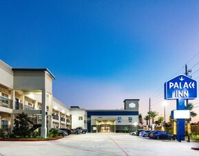 Parking available at Palace Inn Blue IAH East.