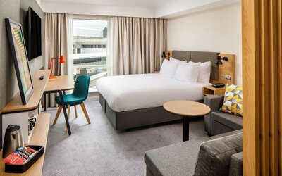 Day use room with natural light at Holiday Inn Manchester Airport. 