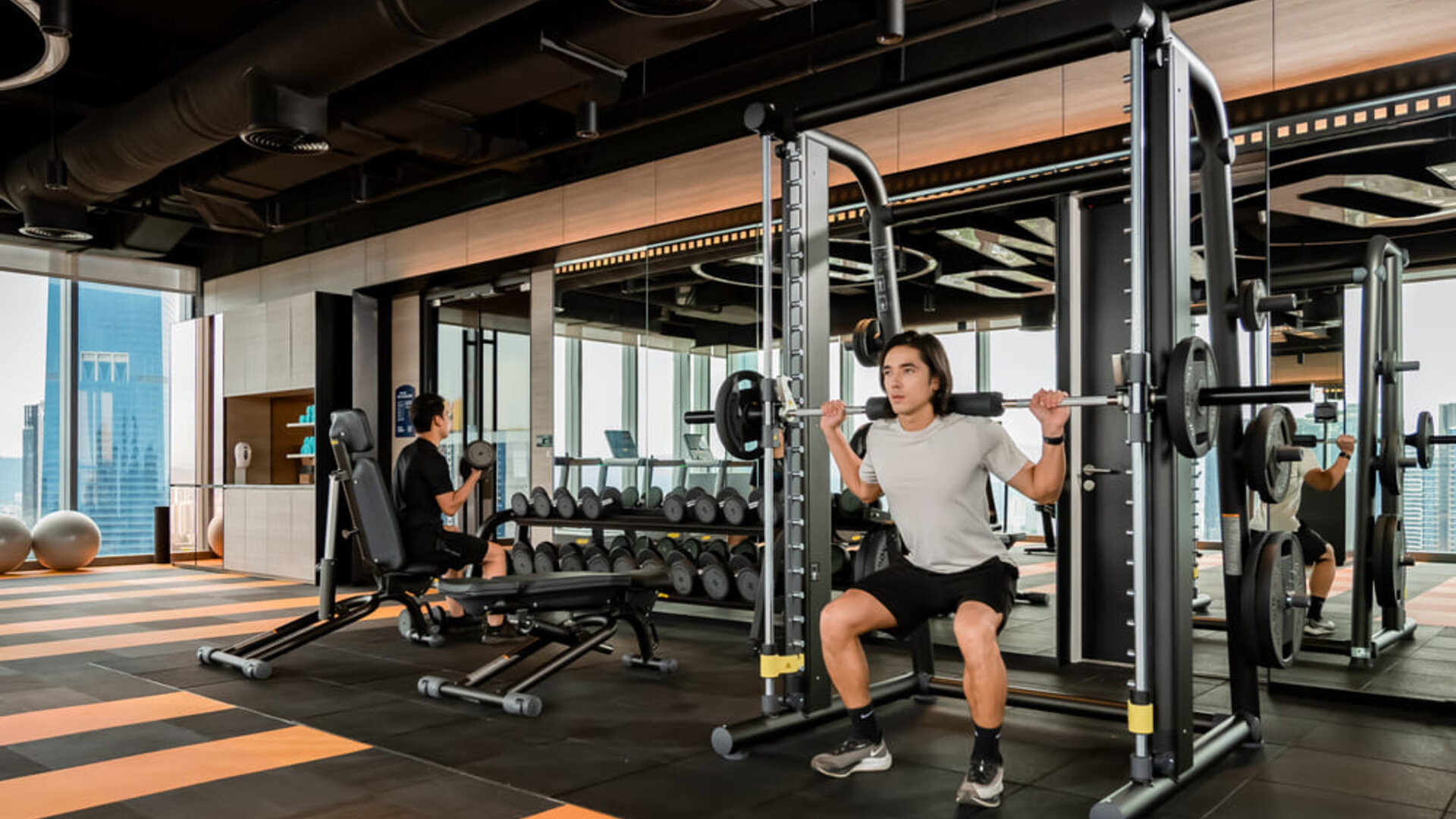 Fitness center at Capri By Fraser Bukit Bintang.