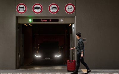 Carpark at Capri By Fraser Bukit Bintang.