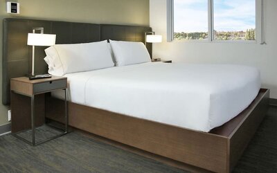 Romantic day room at Element Miami Doral.