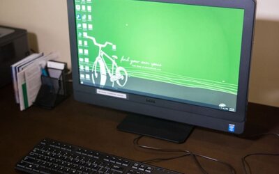 Business center at Element Miami Doral.