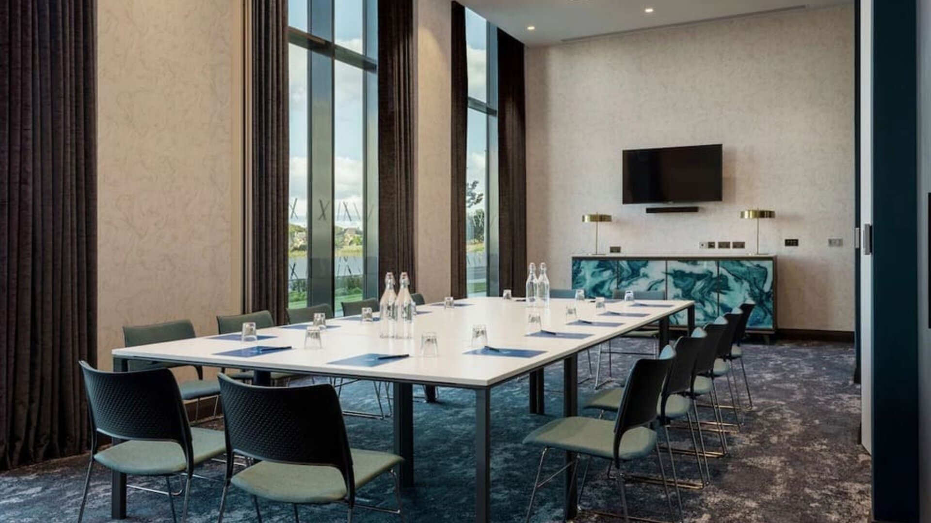 Meeting room at Hilton Aberdeen TECA.