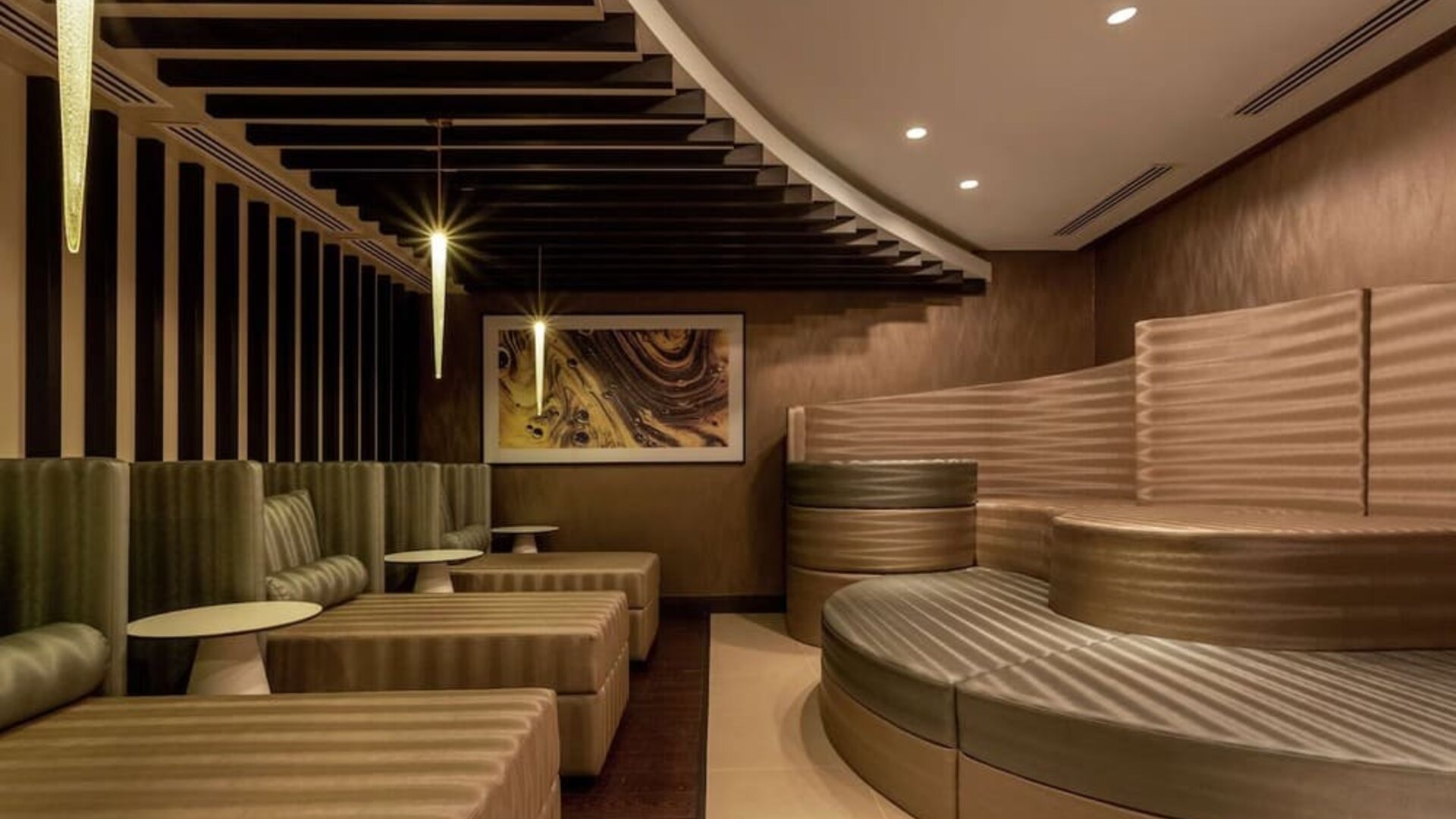 Spa and sauna at Hilton Aberdeen TECA.