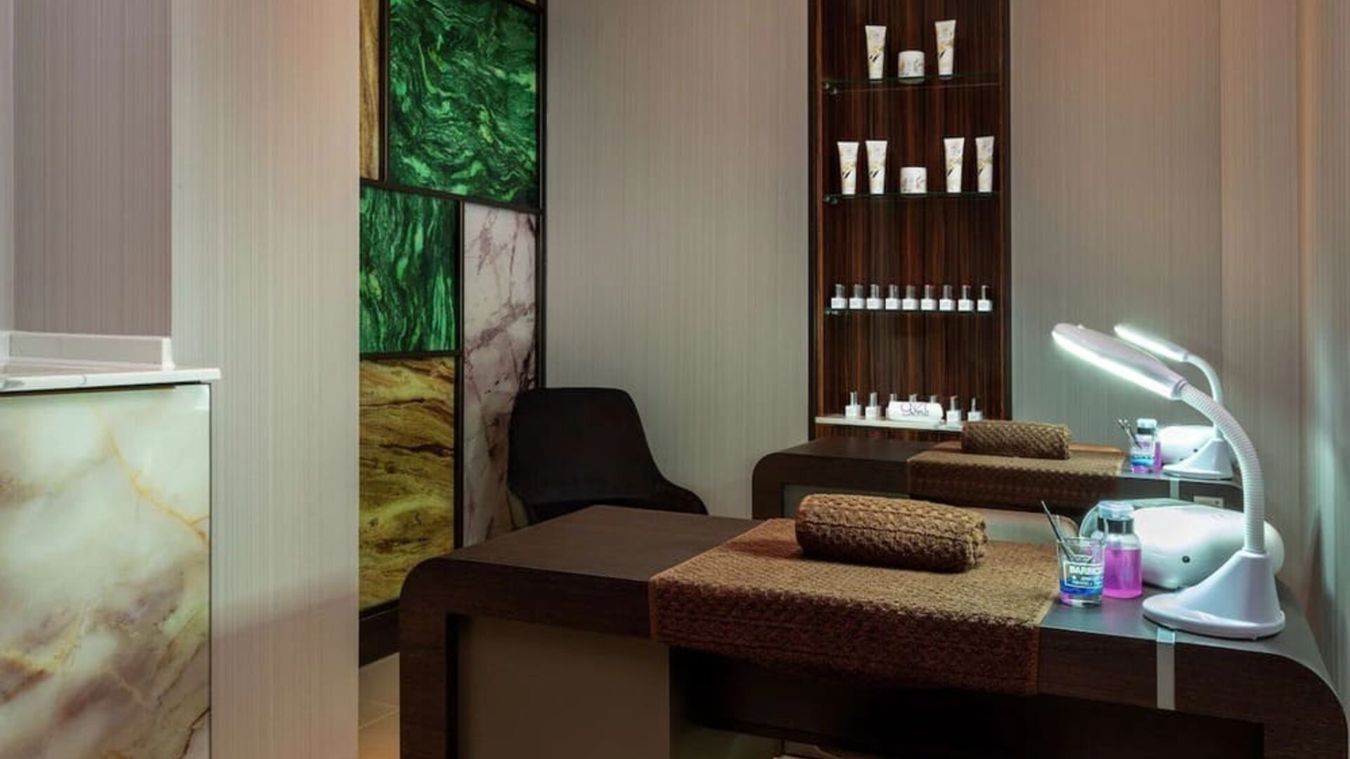 Beauty salon at Hilton Aberdeen TECA.