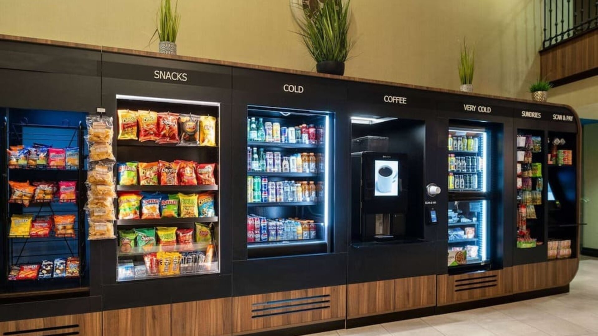 Snack bar at Hotel Marguerite.