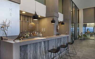 Bar and meeting space at Le Méridien Bodrum Beach Resort.