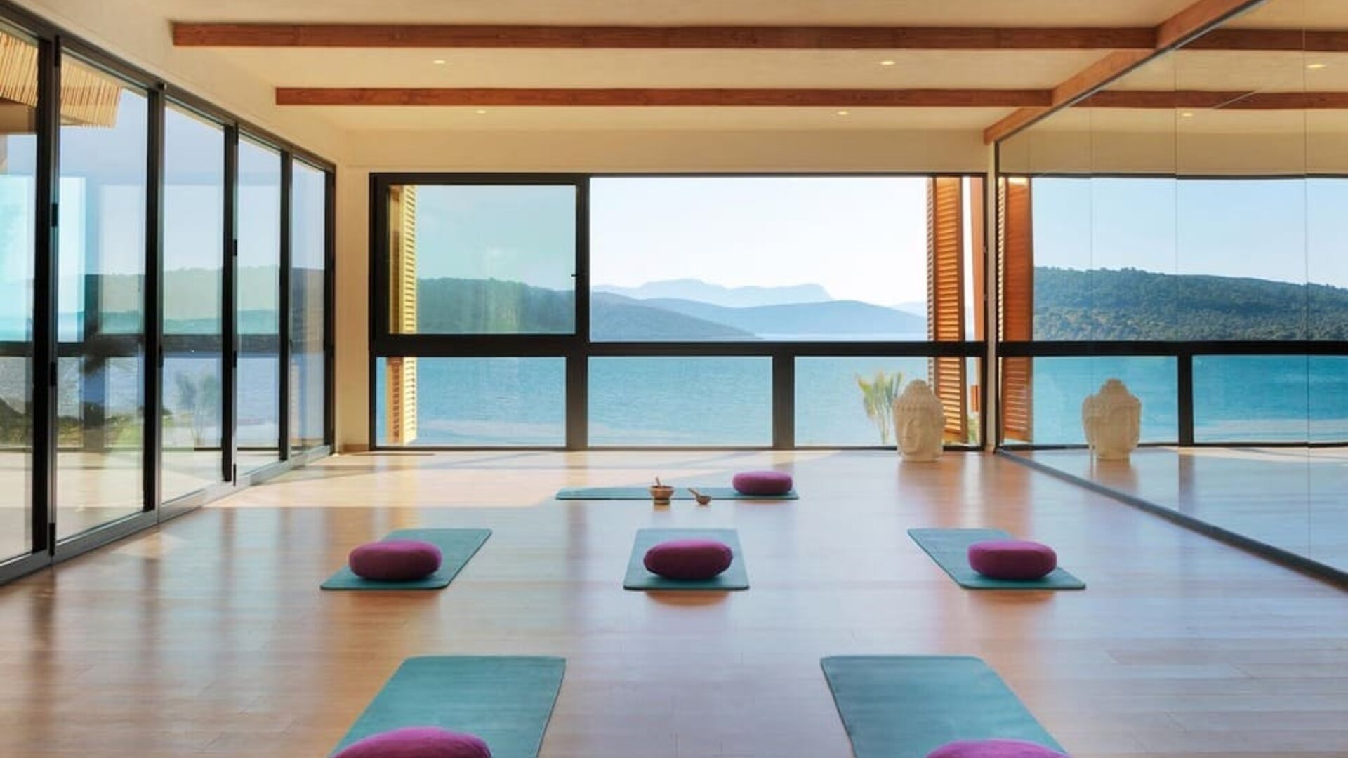 Yoga classes and relaxation at Le Méridien Bodrum Beach Resort.