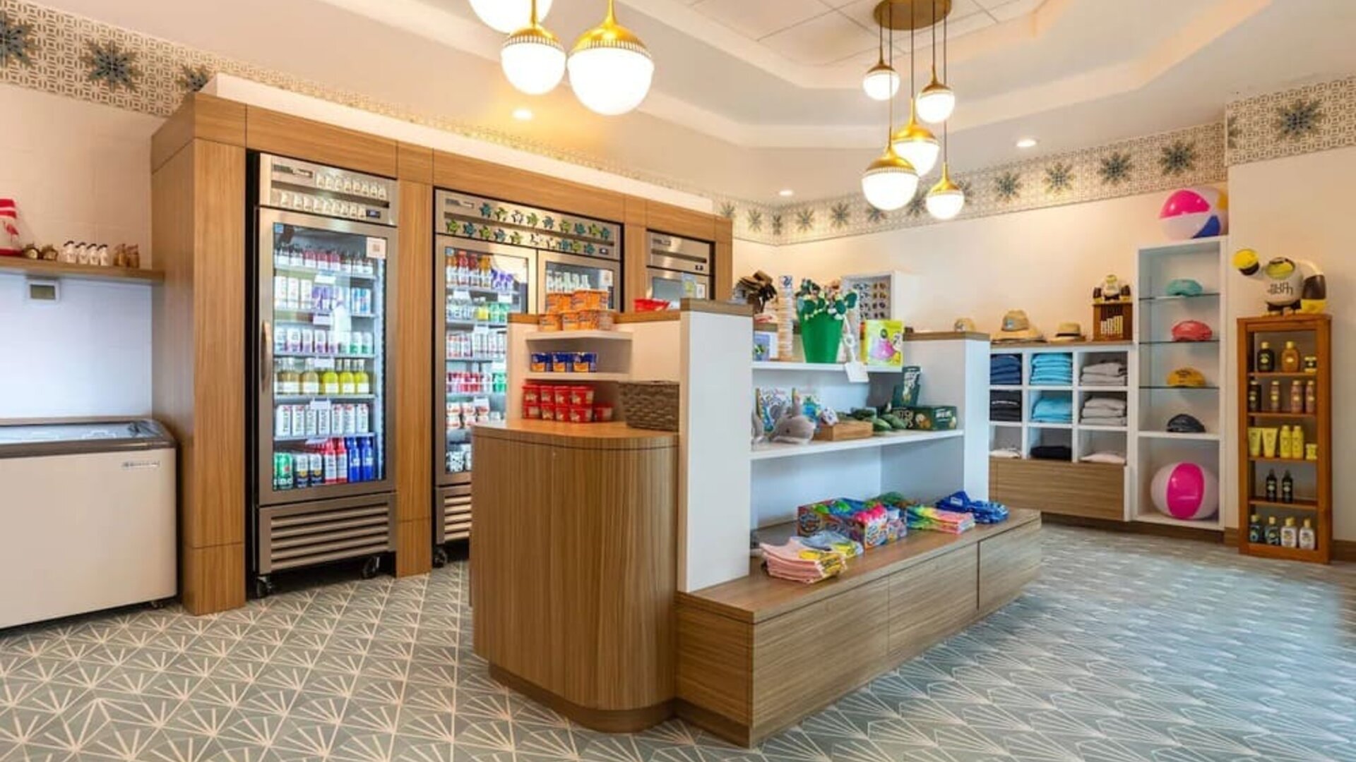 Snack bar and gift shop at Embassy Suites By Hilton Deerfield Beach Resort & Spa.
