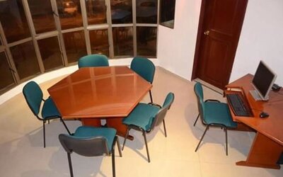 Business center at Hotel Intersuites.