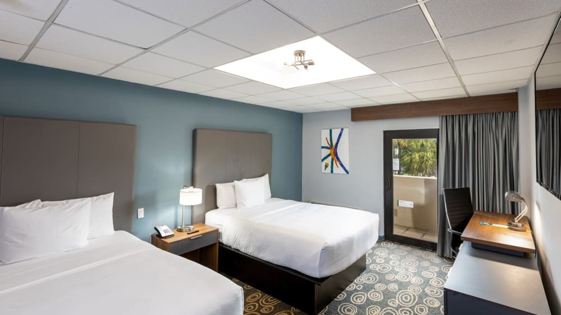 Double queen beds at Regency Miami Airport By Sonesta.