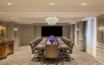 Professional meeting room at InterContinental New York Barclay.