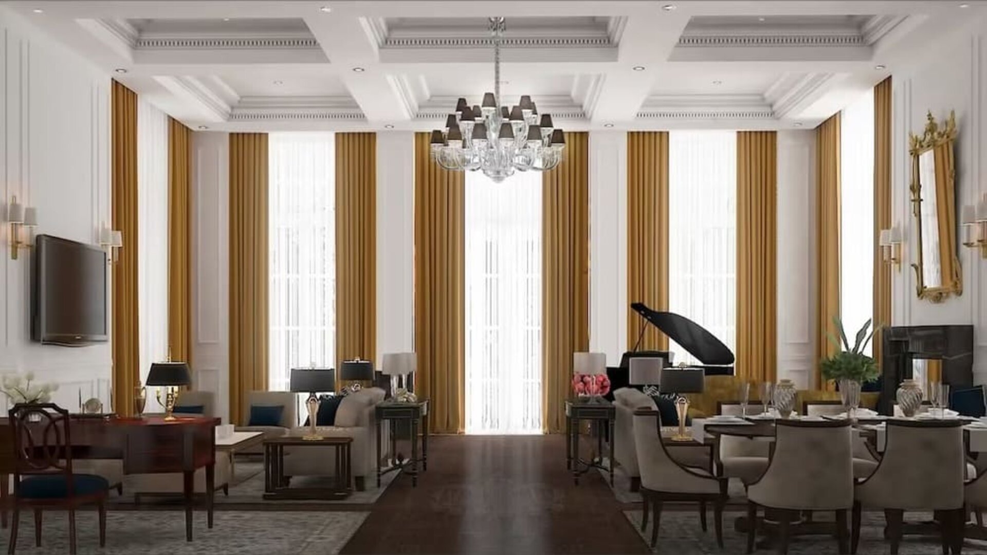 Lobby and lounge at InterContinental New York Barclay.