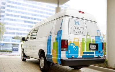 Shuttle service at Hyatt House Pleasanton.
