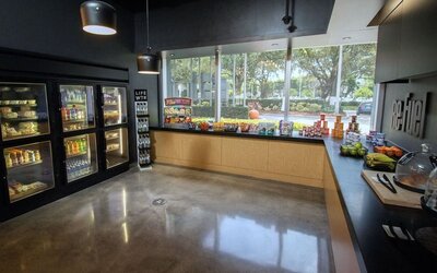 Breakfast available at Aloft Miami Doral.
