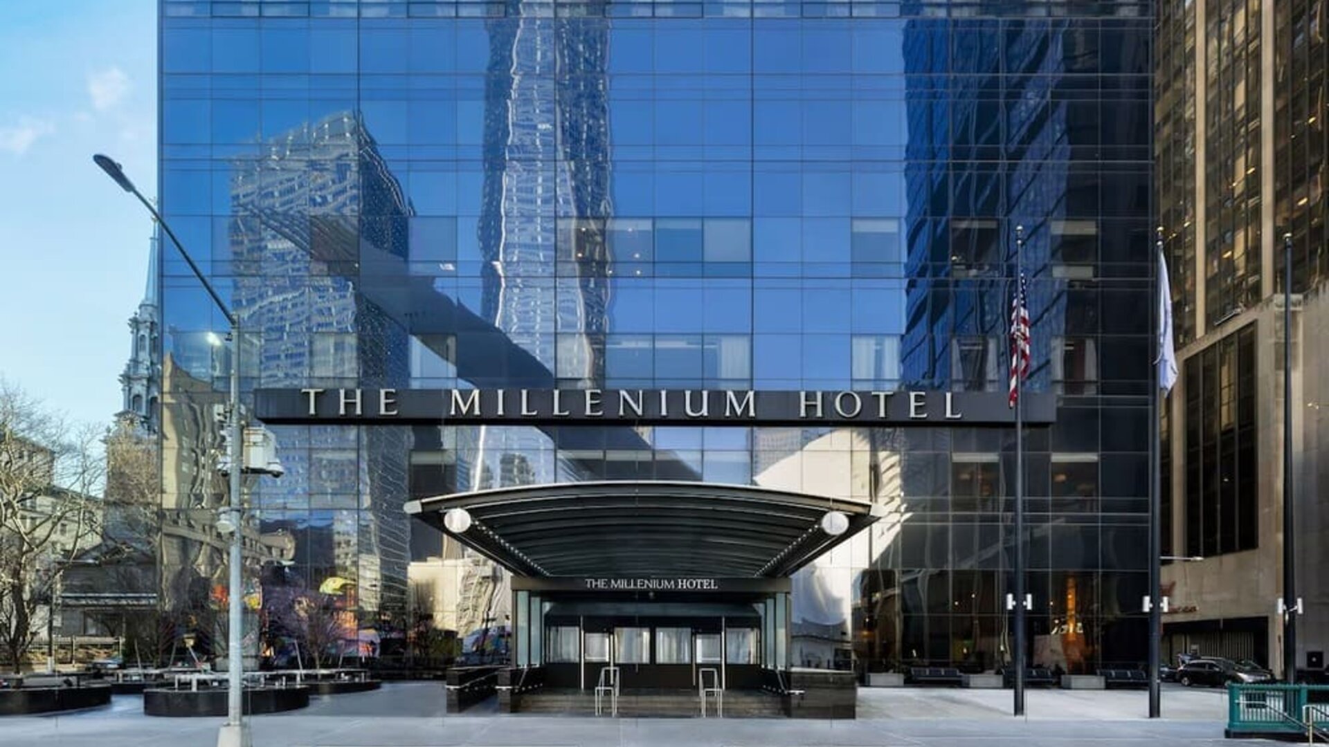 Hotel exterior at M Social New York Downtown.