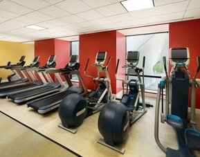 Ftiness center at M Social New York Downtown.