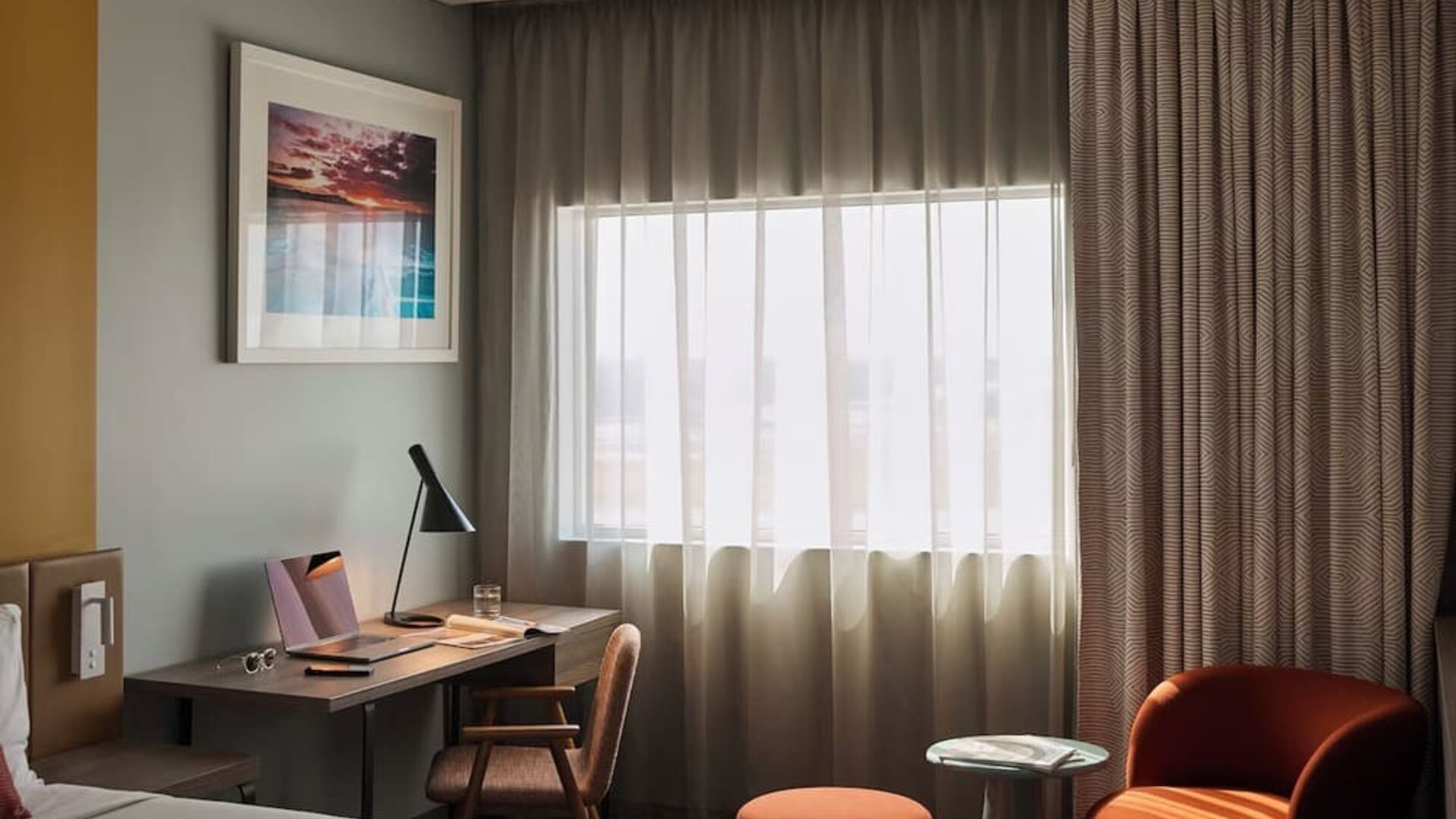 Day use room with work station at Rydges Sydney Airport Hotel.