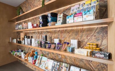 Snack bar and convenience store at Rydges Sydney Airport Hotel.
