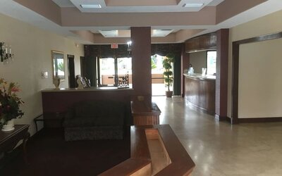 Lobby area at Days Inn By Wyndham St Augustine/Historic Downtown.