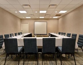 Professional meeting room at Four Points By Sheraton Boston-Newton.