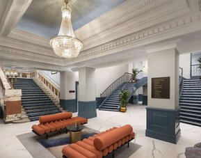 Lobby lounge at DoubleTree By Hilton Brighton Metropole.